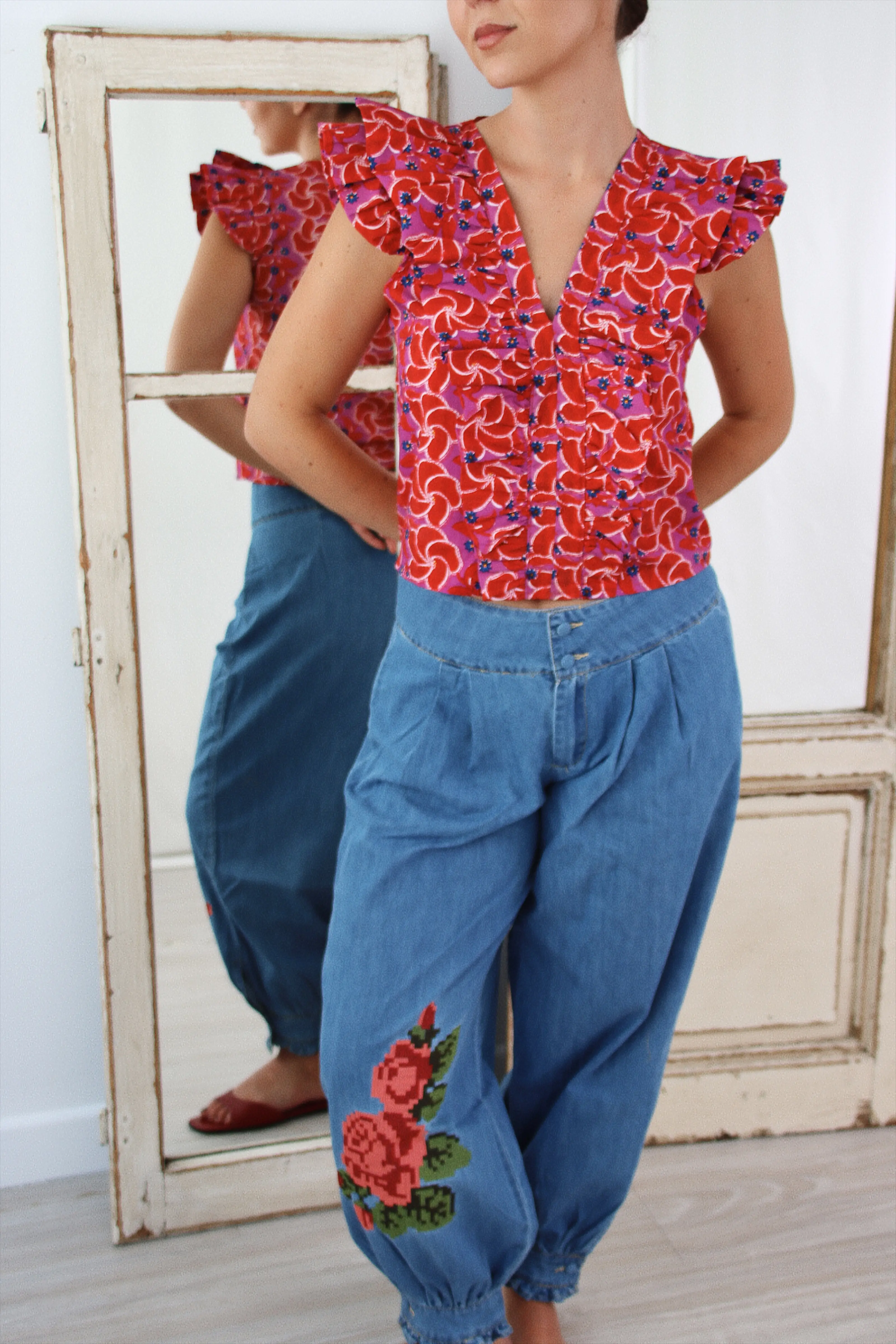 Blusa Smors Hitch Rojo - Image 3