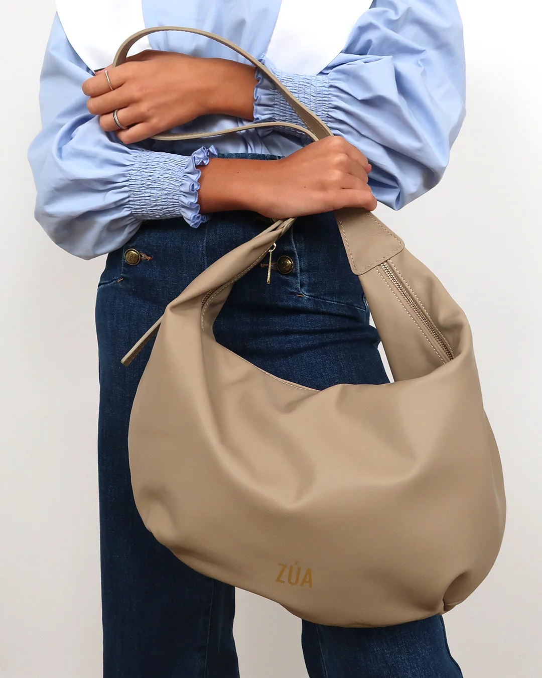Bolso Plot Maxi Beige - Image 4