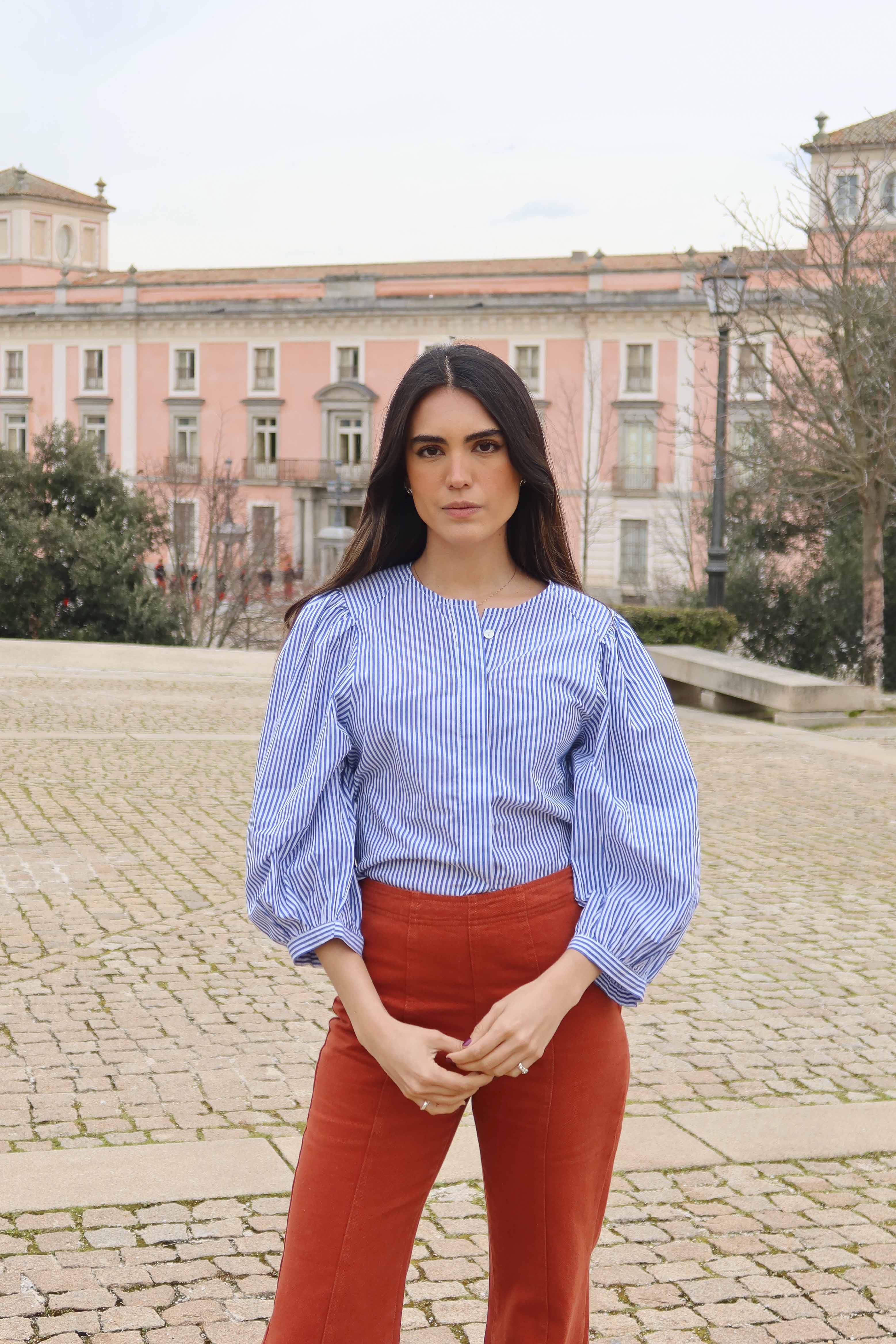 Camisa Lant Rayas Azul - Image 3