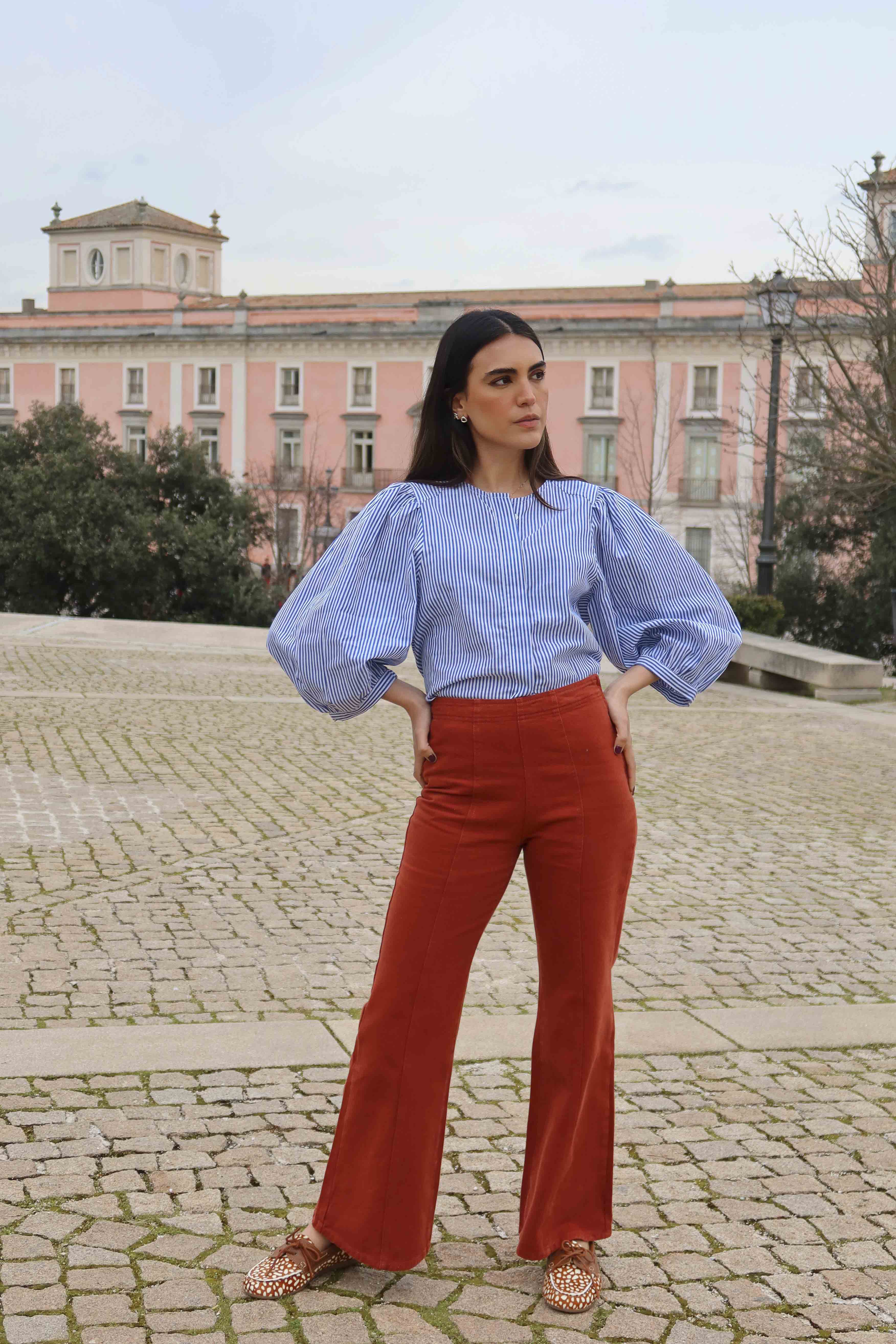 Camisa Lant Rayas Azul - Image 4