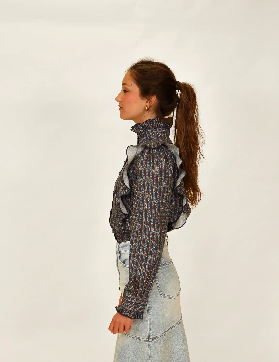 Camisa Maren MK Ocher Blou - Image 5