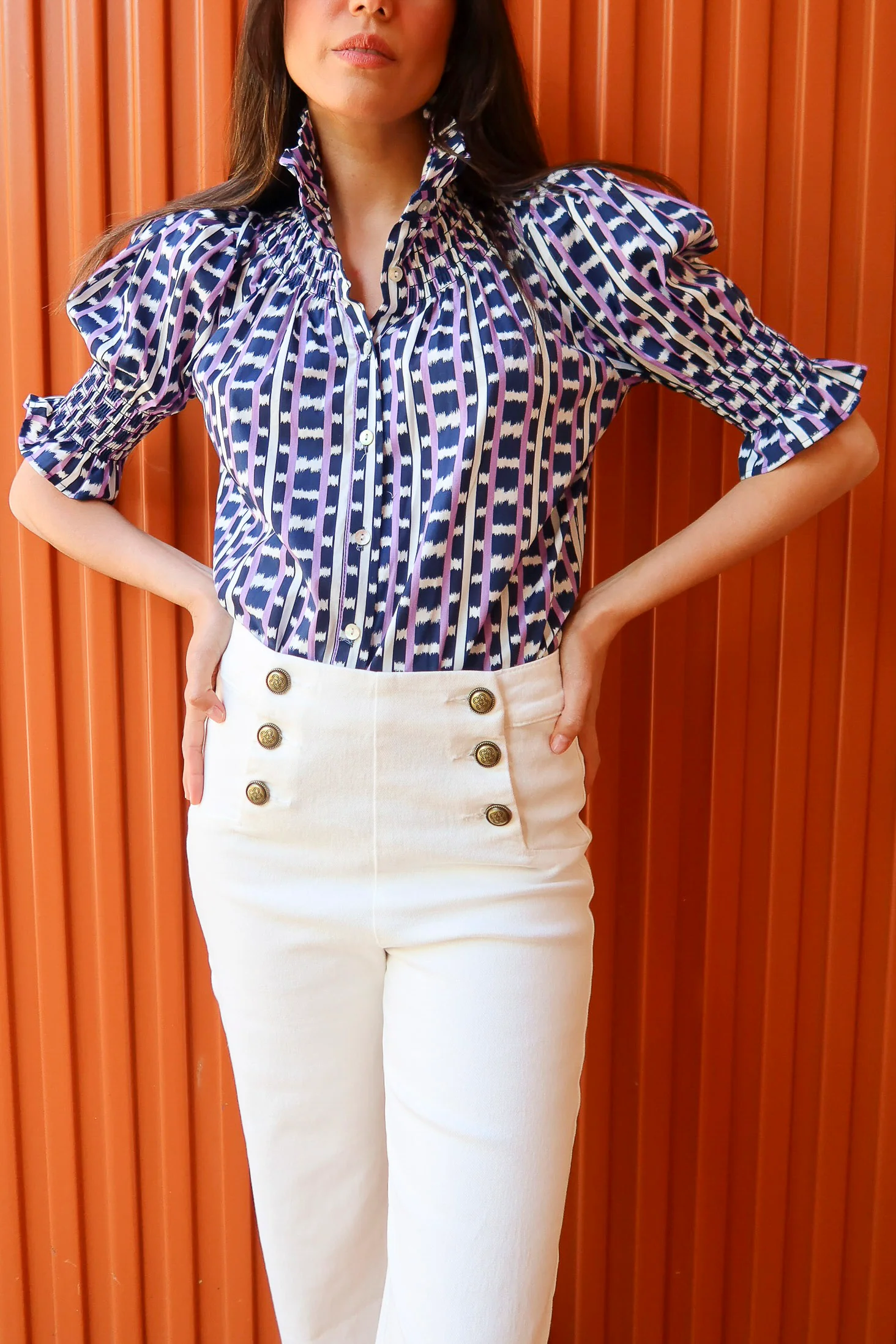 Camisa Ruché Hervet Marino - Image 4