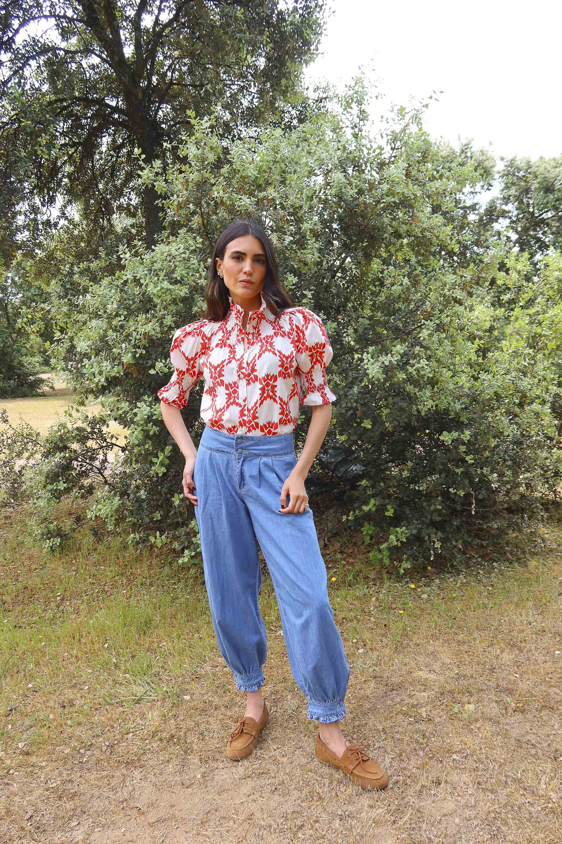 Camisa Ruché Tapet Rojo - Image 2