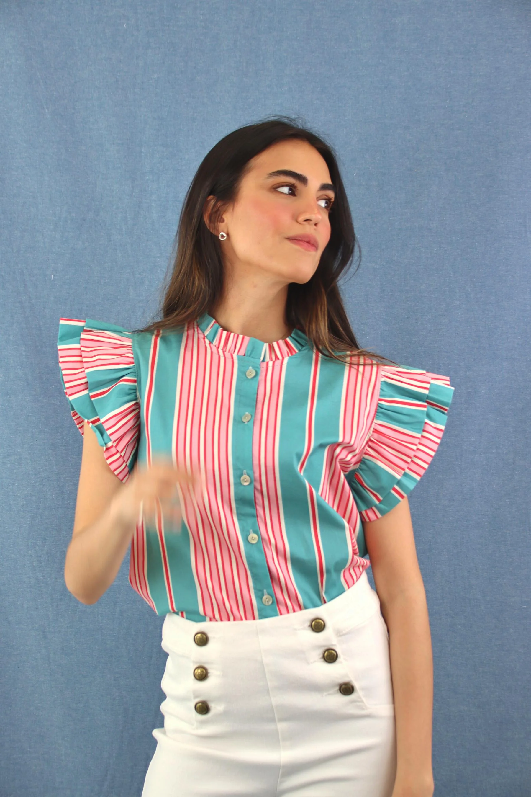Camisa Selen Candy Mint - Image 2