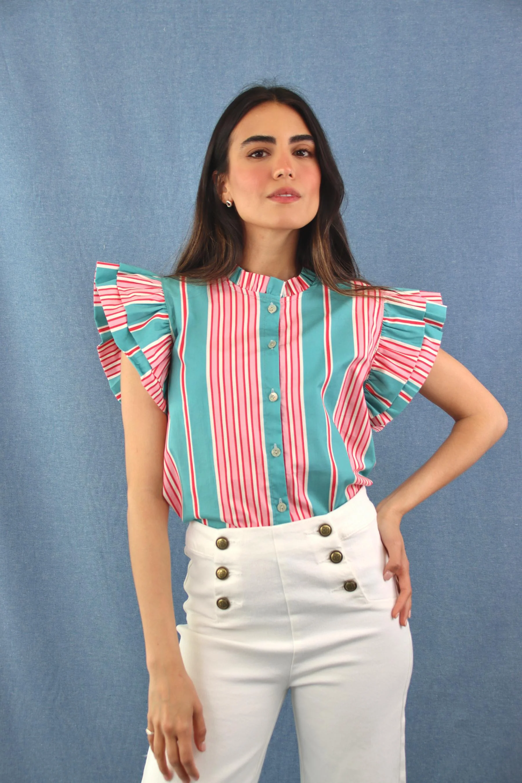 Camisa Selen Candy Mint - Image 3