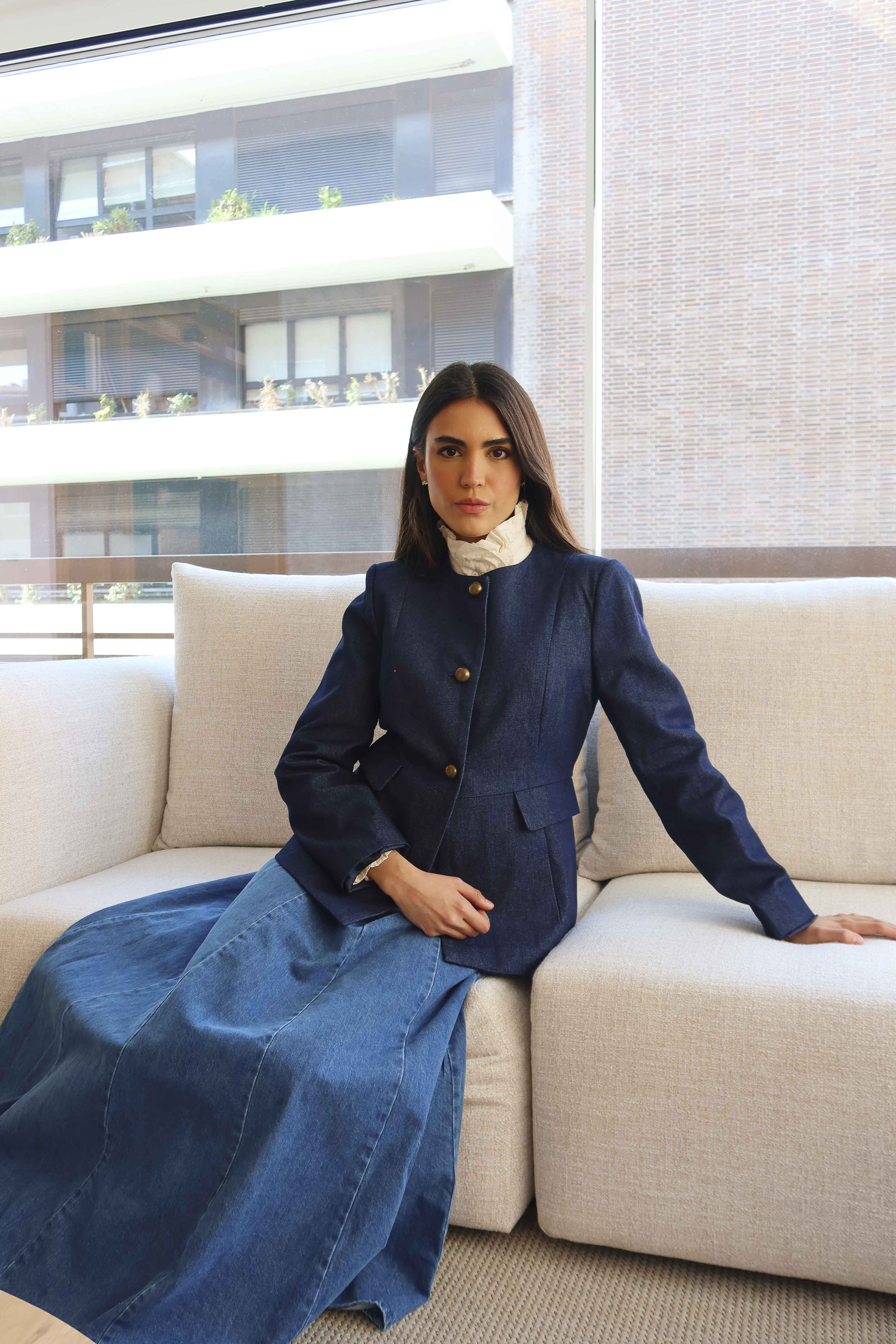Chaqueta Poen Azul - Image 3