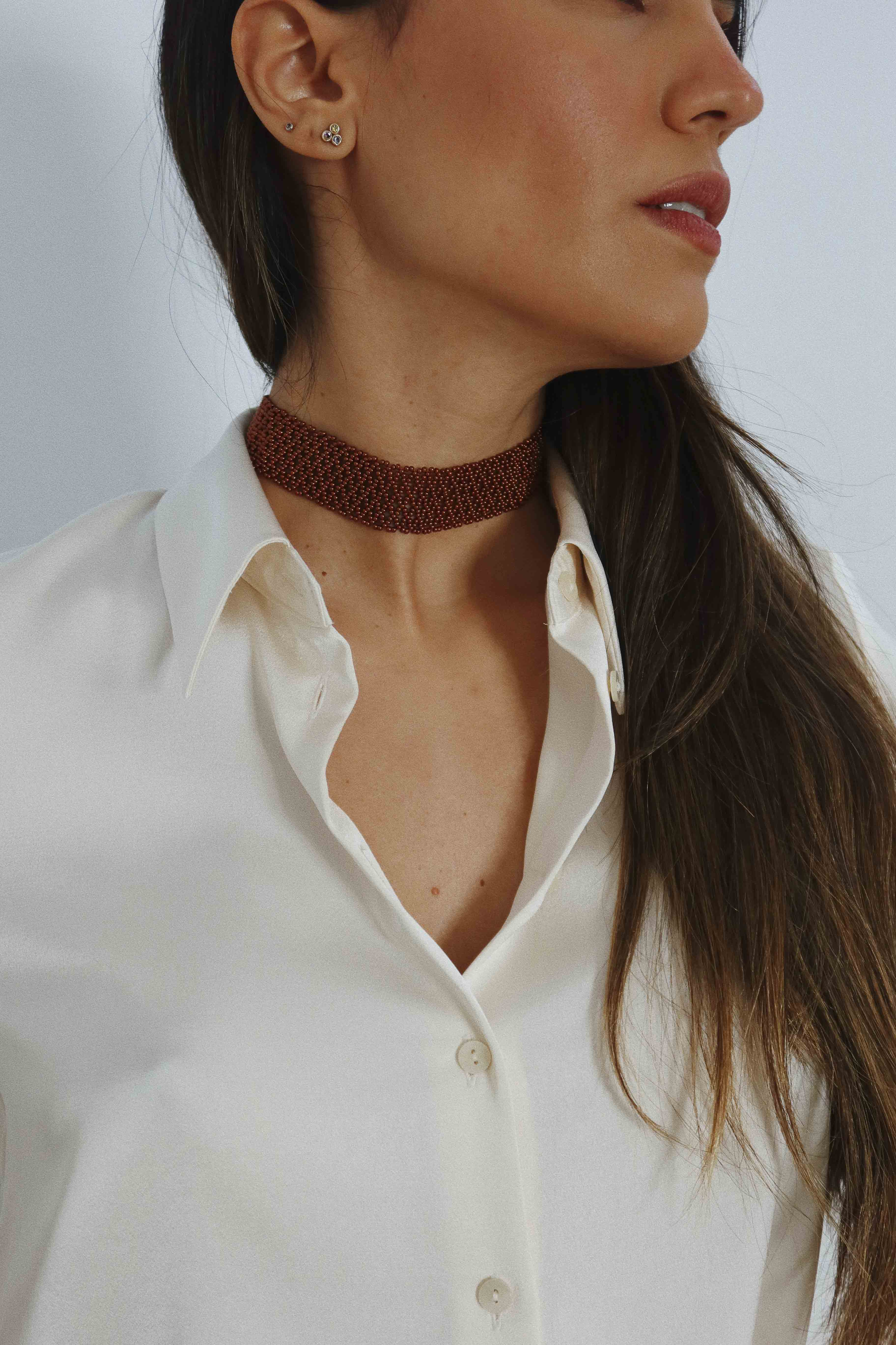 Choker Henyk Cobre