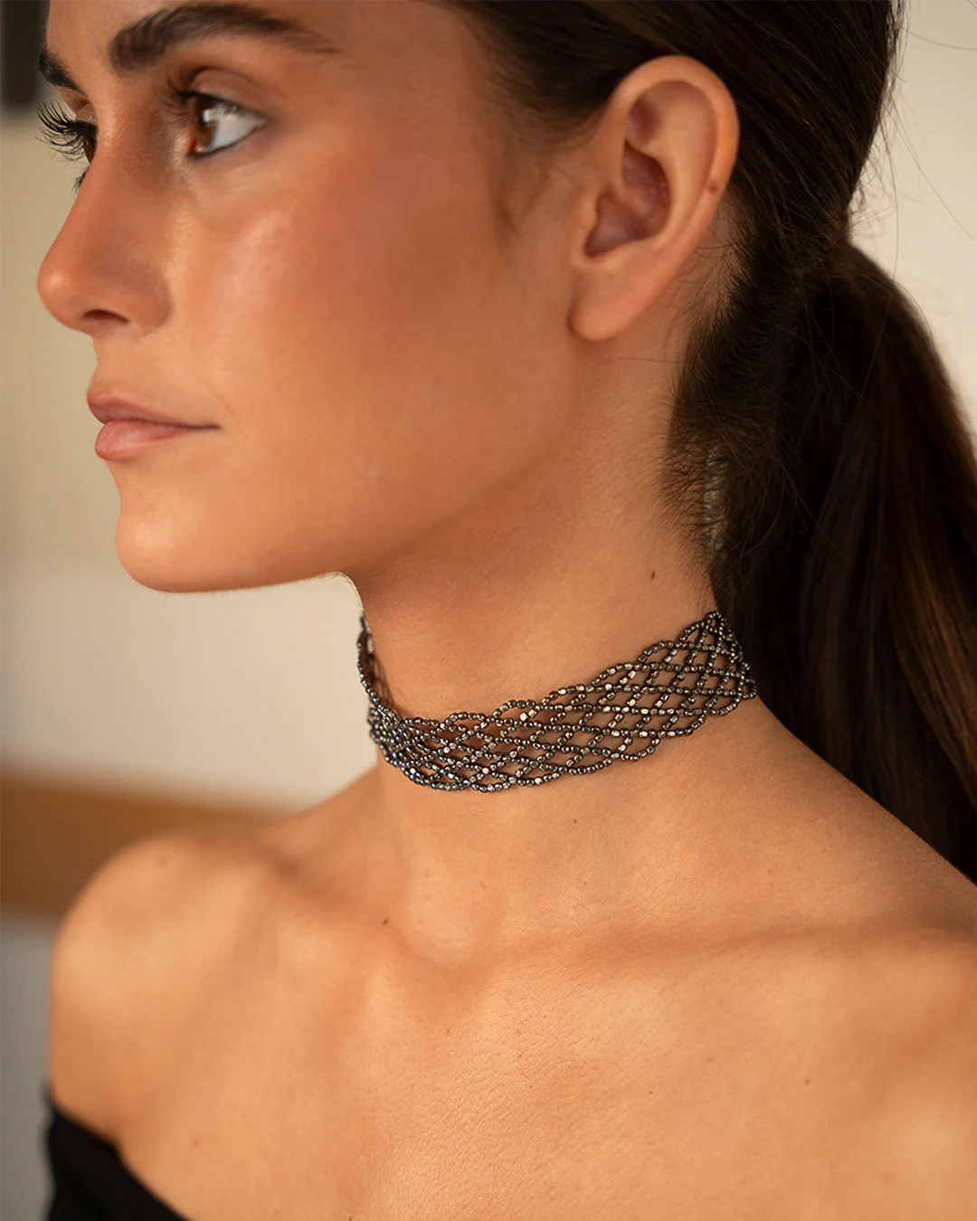 Choker Hetka Plateado