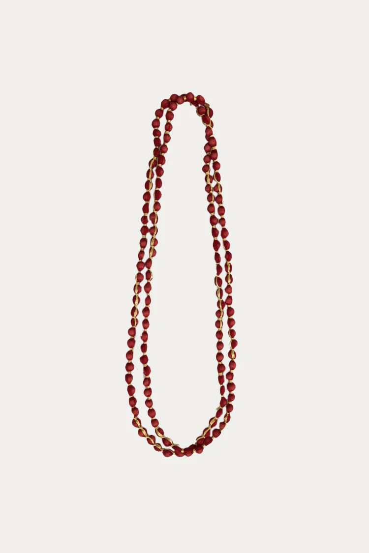 Collar Ballen Burdeos