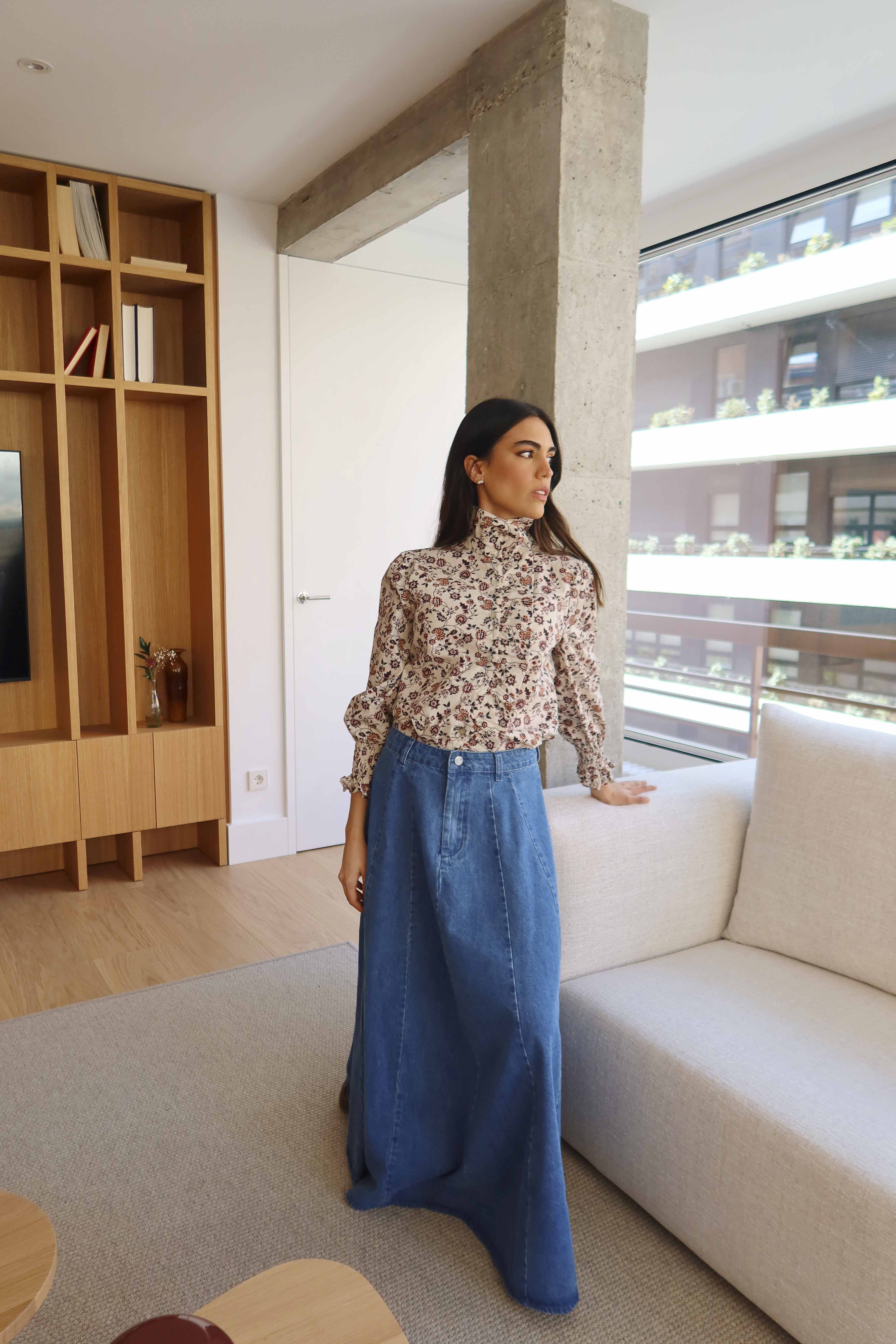 Falda Lonet Azul - Image 4