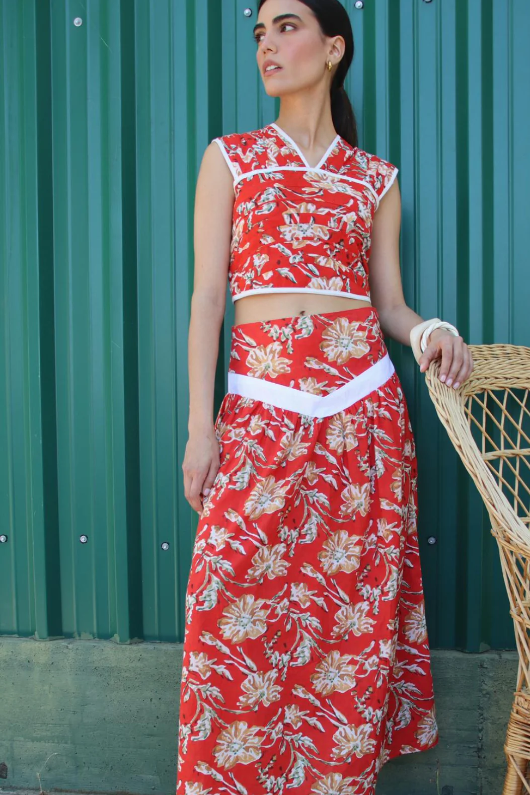 Falda Lowel Rojo - Image 2