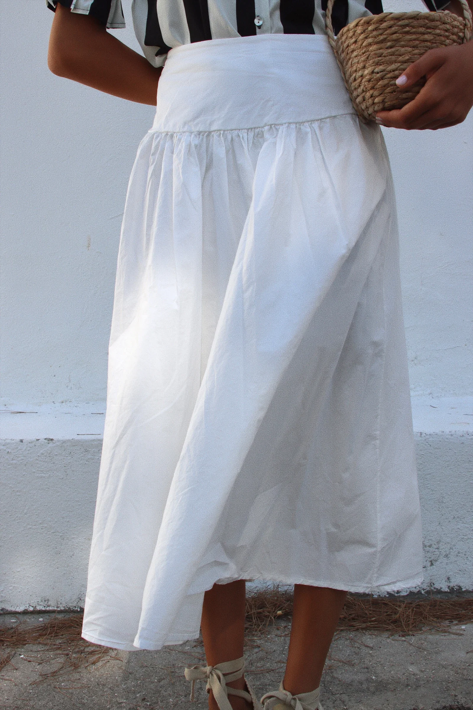 Falda Másik Blanco
