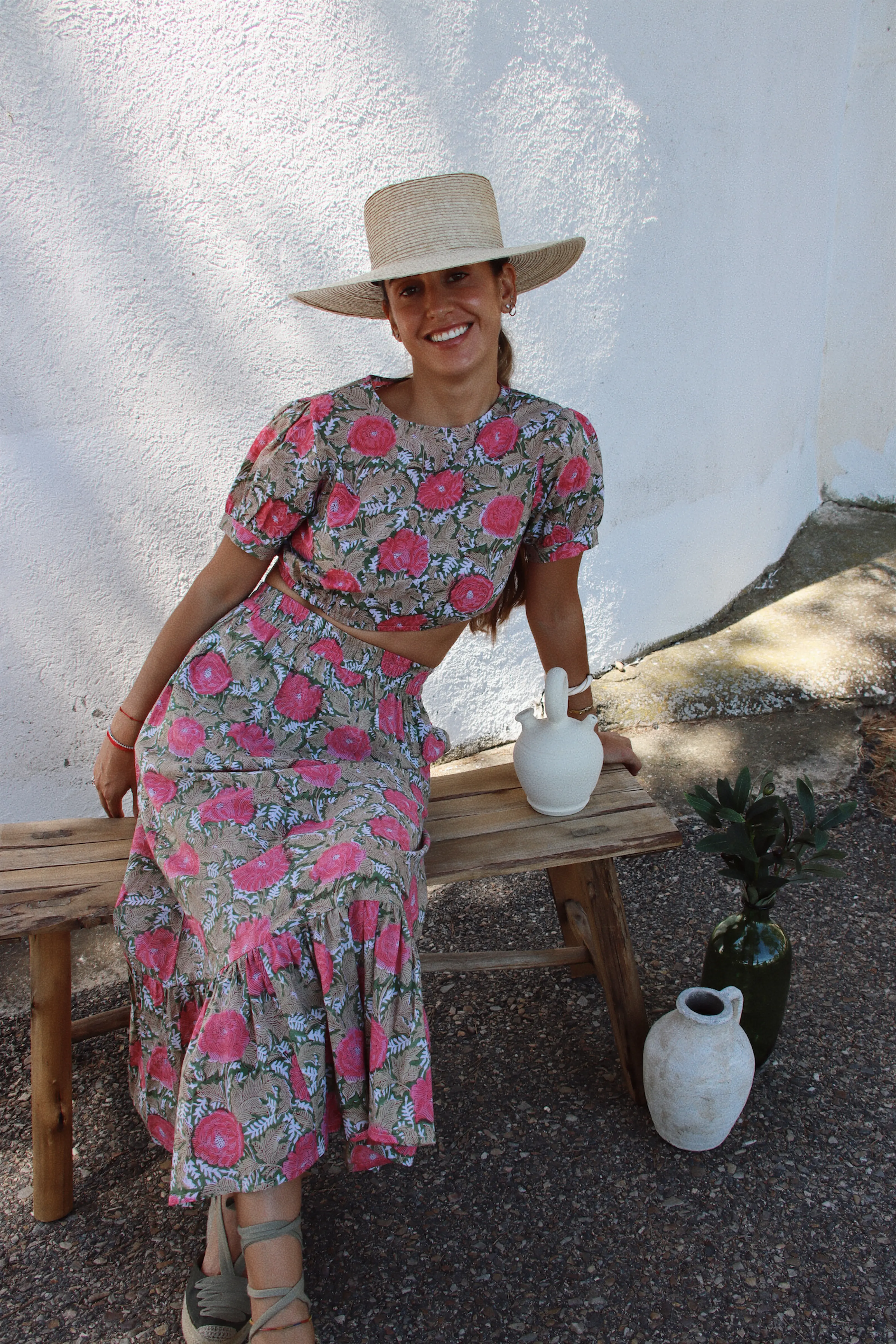 Falda Set Bloom Verde