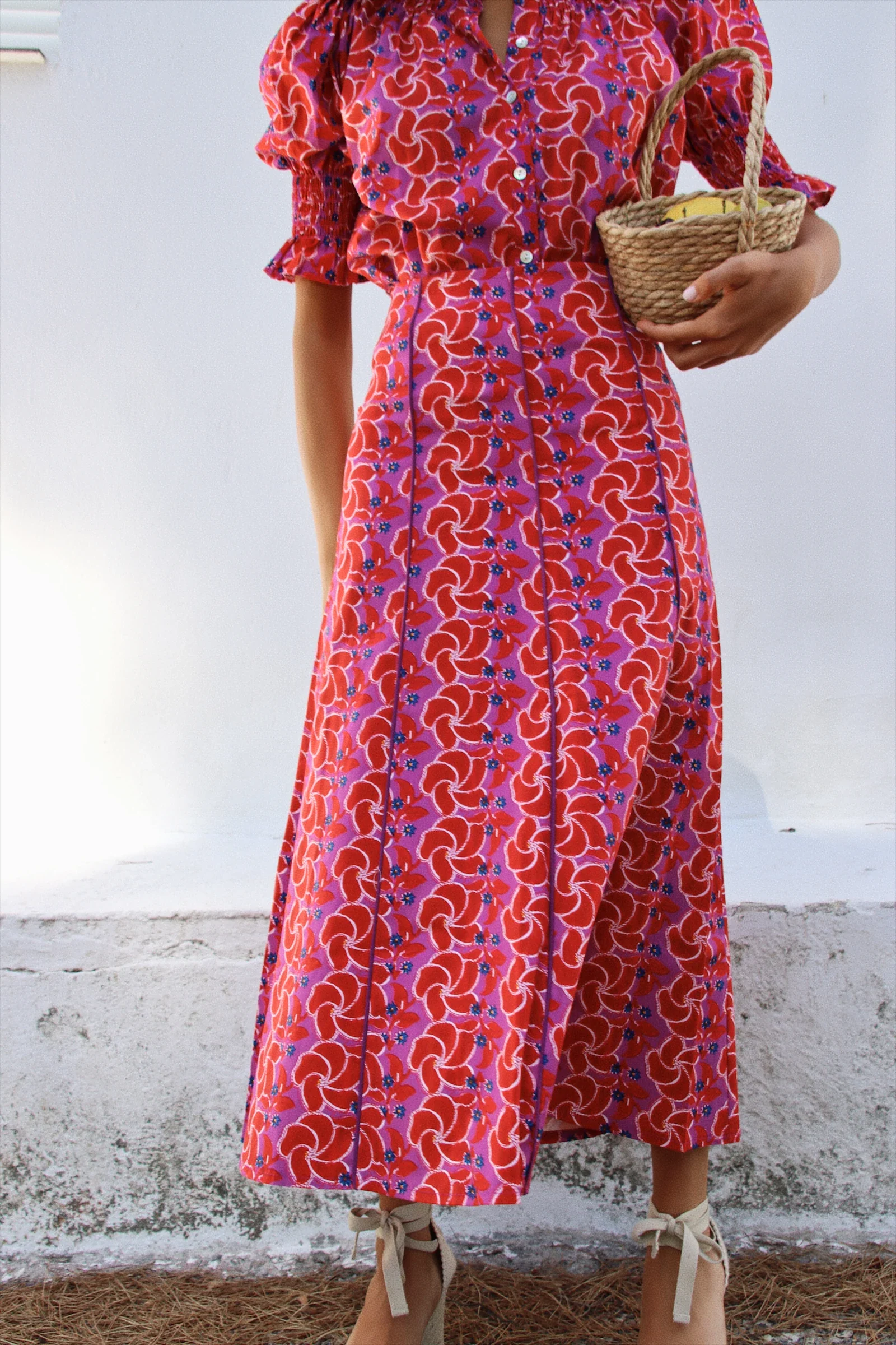 Falda Sine Hitch Rojo
