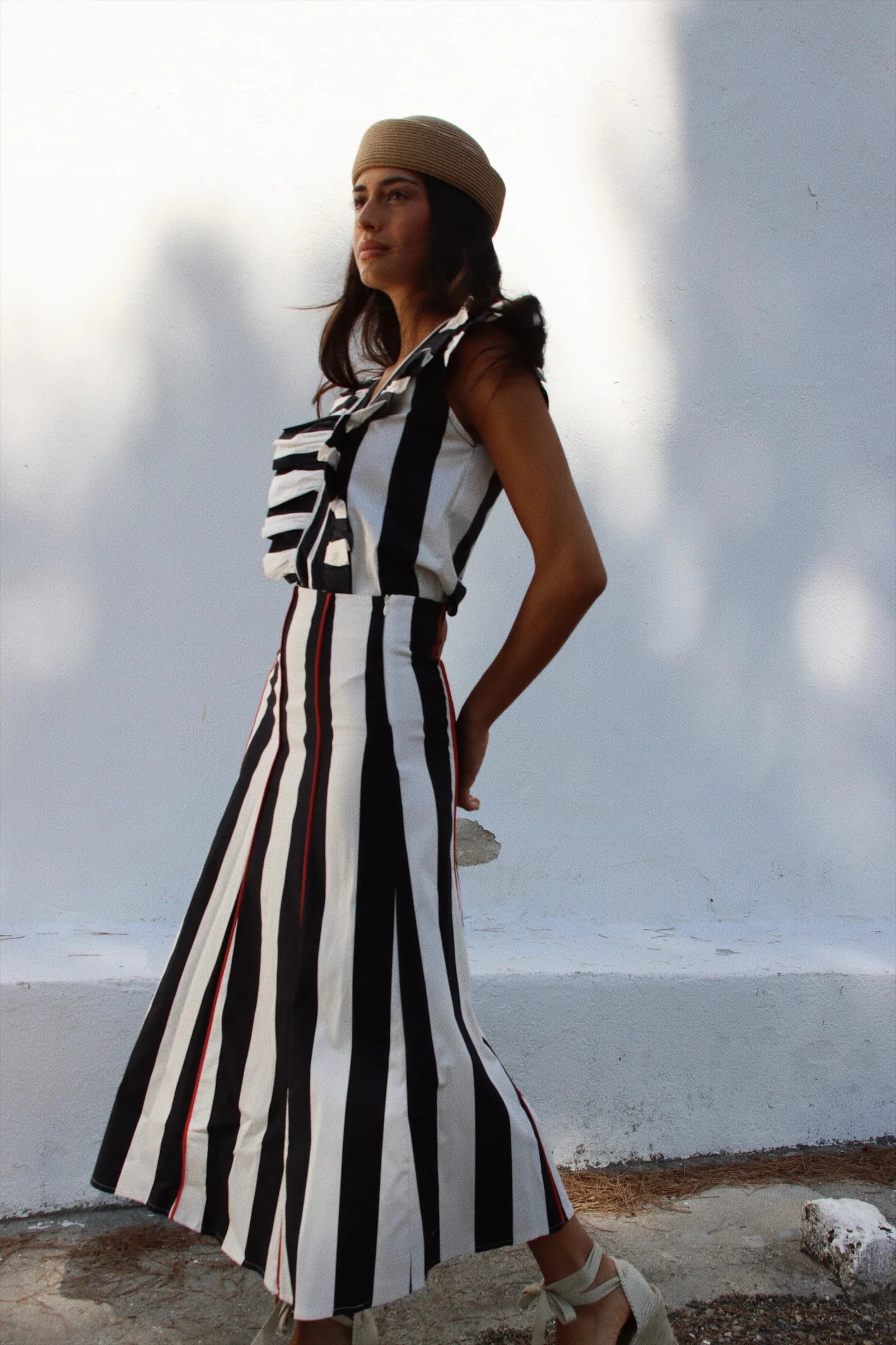 Falda Sine Rayas Negro - Image 7