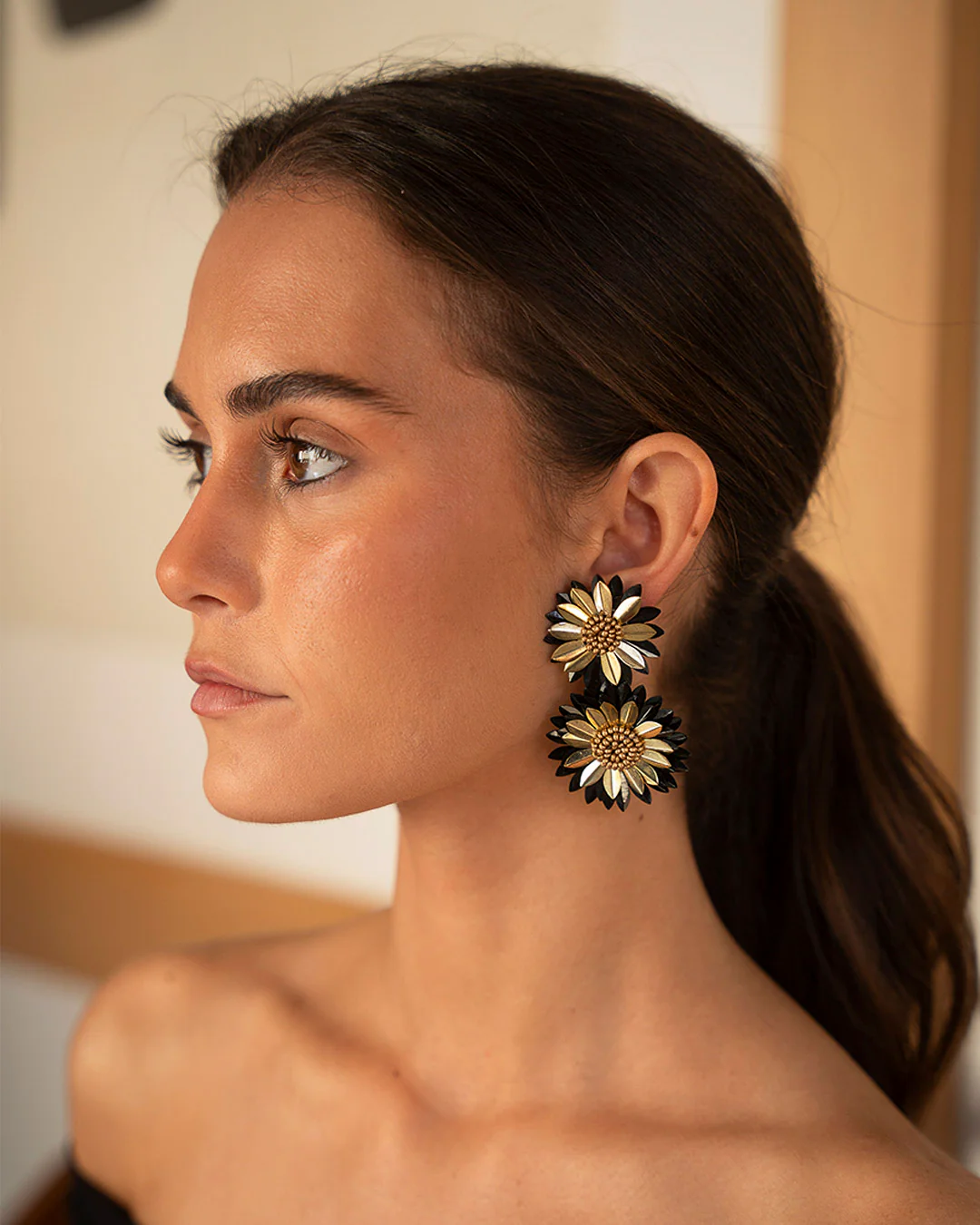 Pendientes Sinne Negro - Image 3