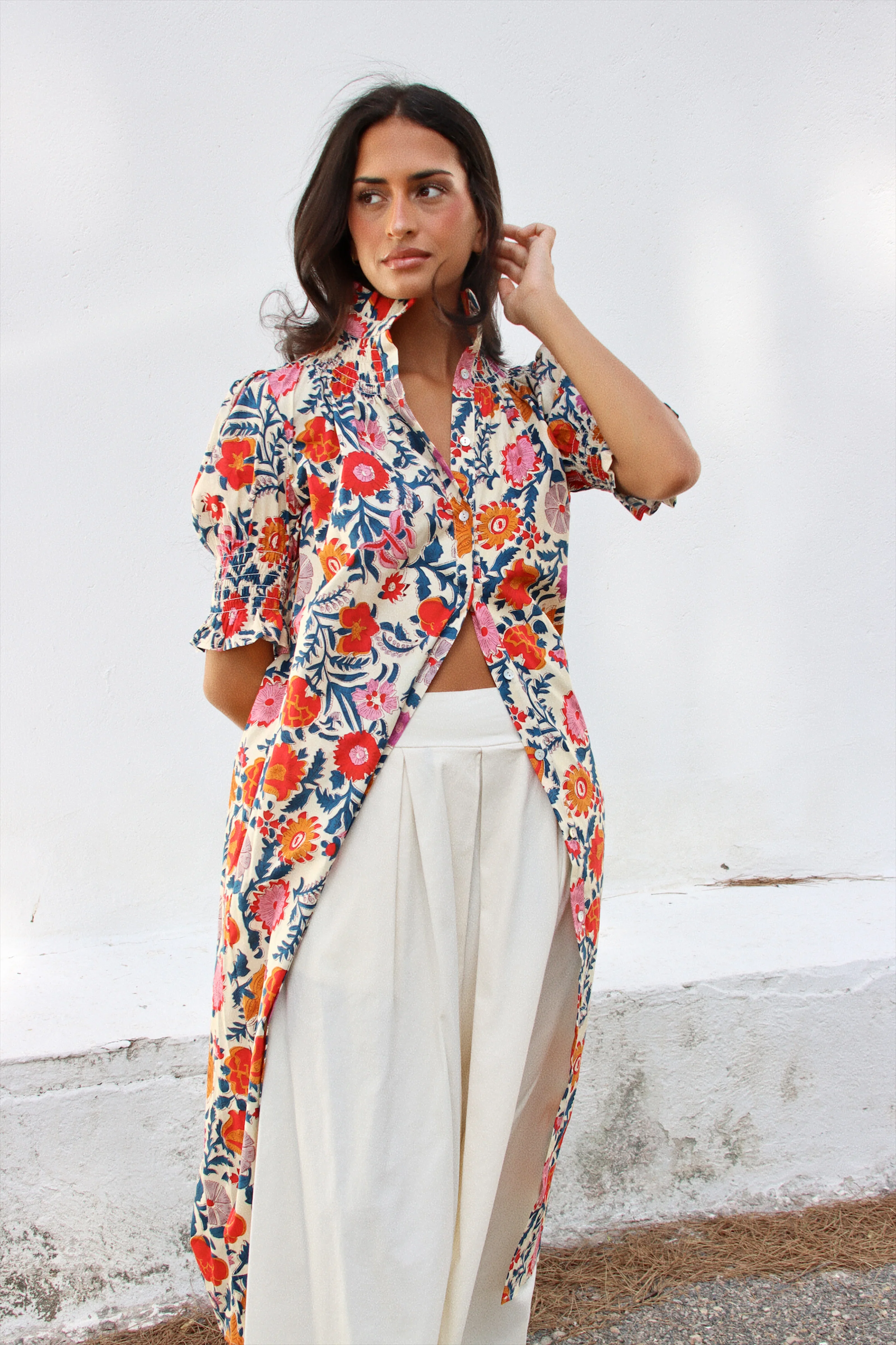 Vestido Ruché Bloom Multicolor - Image 5