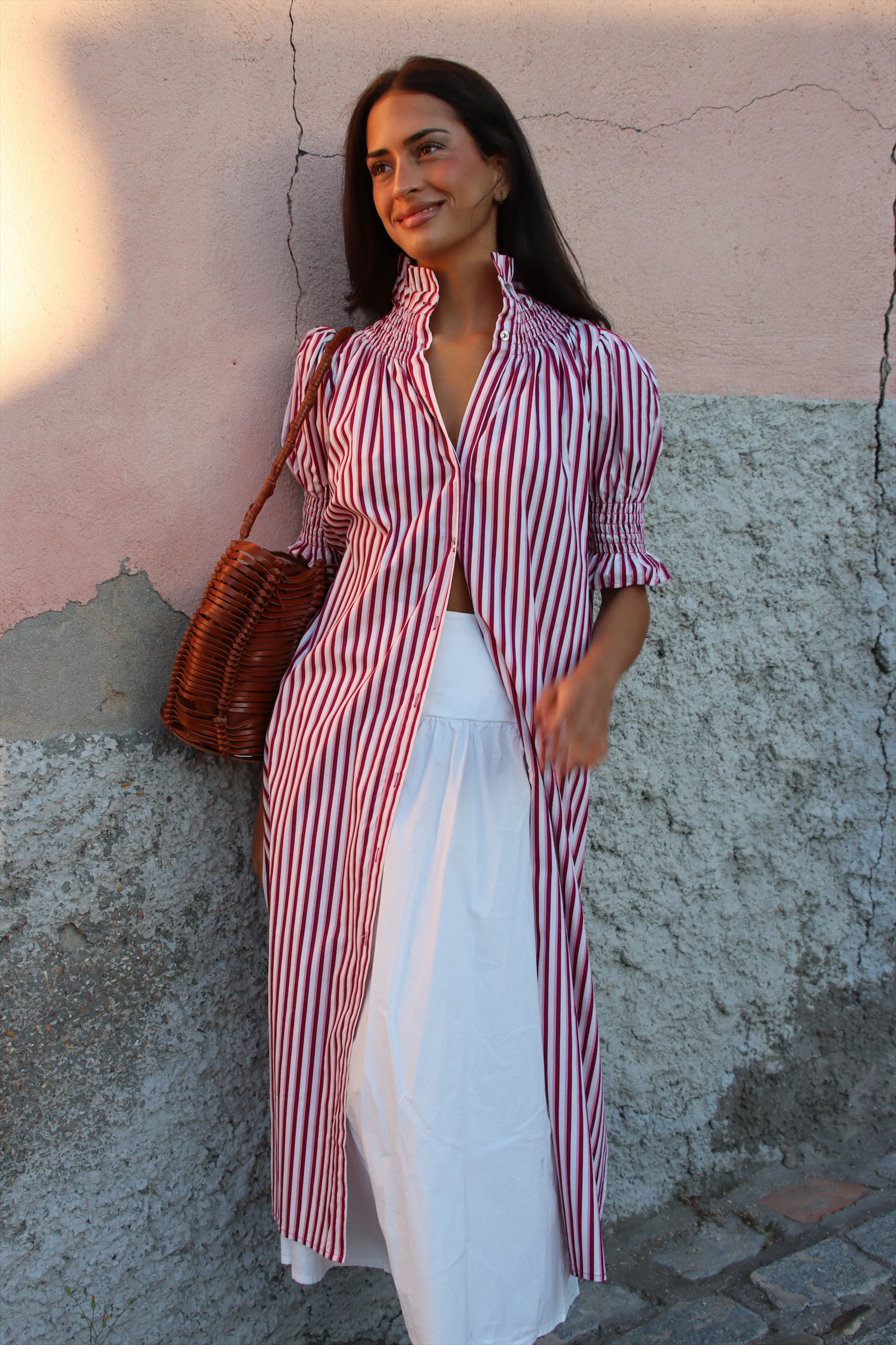 Vestido Ruché Drielyn Pink - Image 2