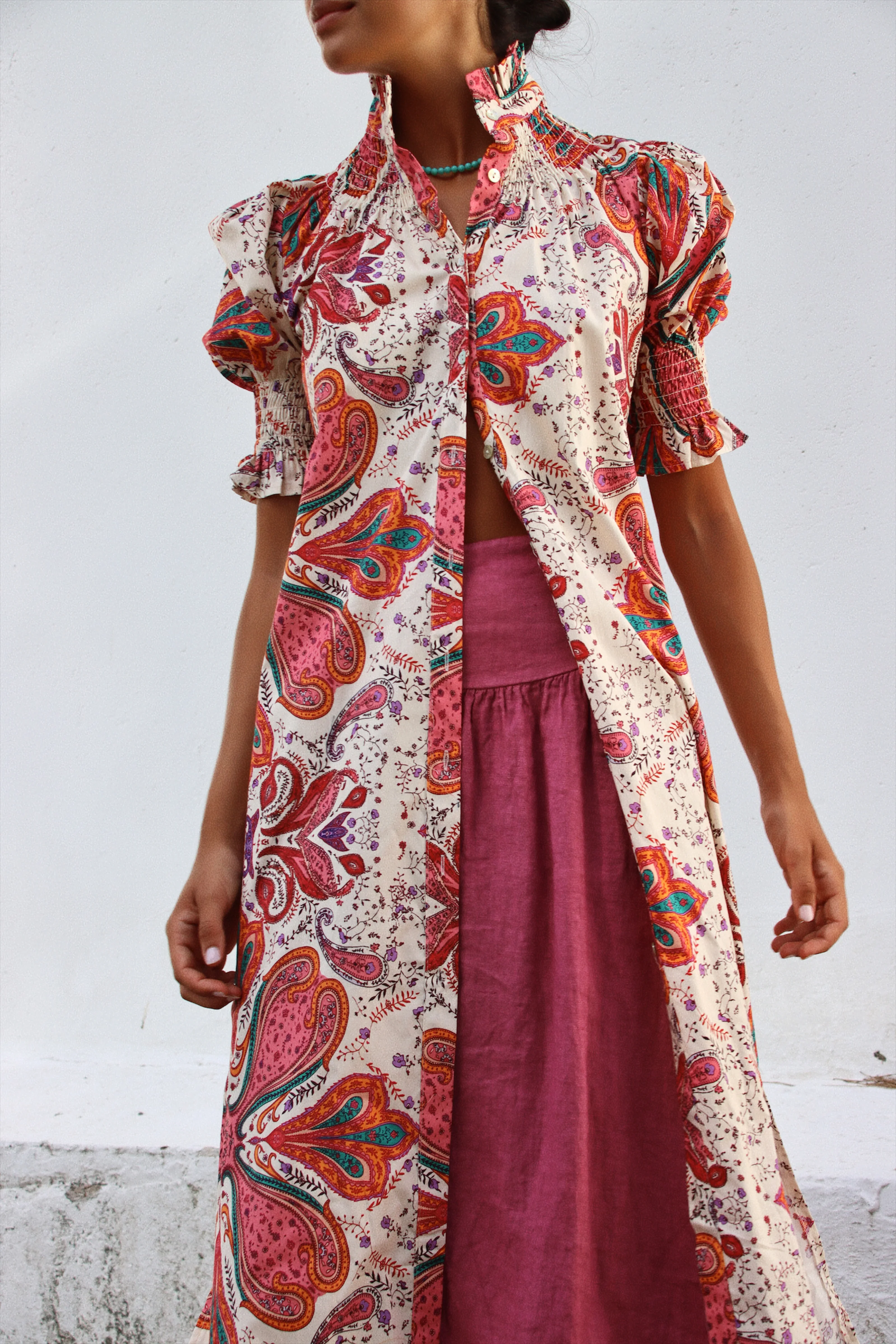 Vestido Ruché Fancy Multicolor - Image 4