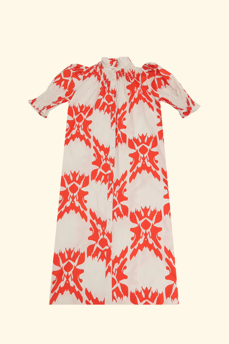 Vestido Ruché Tapet Rojo - Image 2