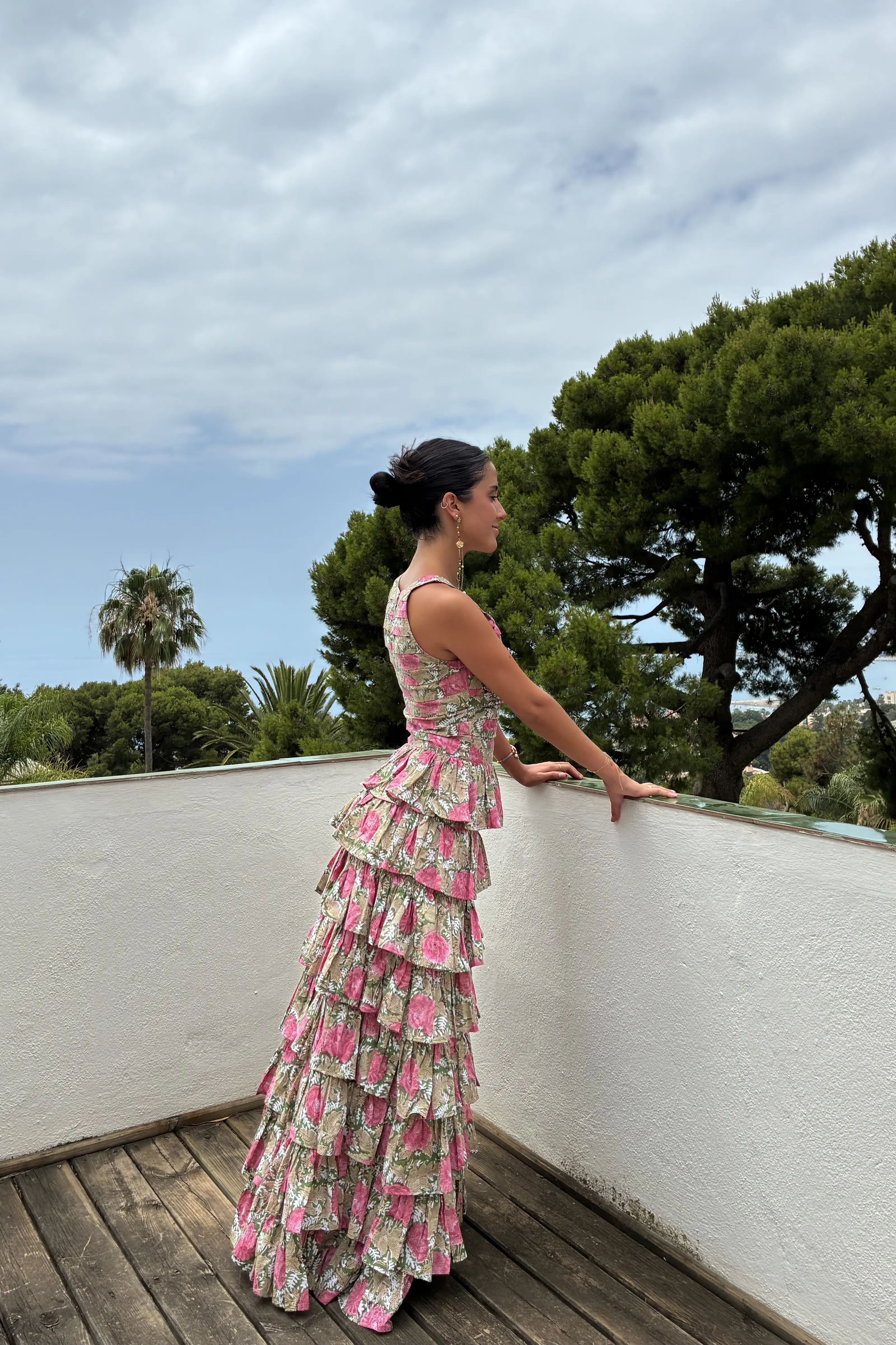 Vestido Rulle Bloom Verde - Image 3