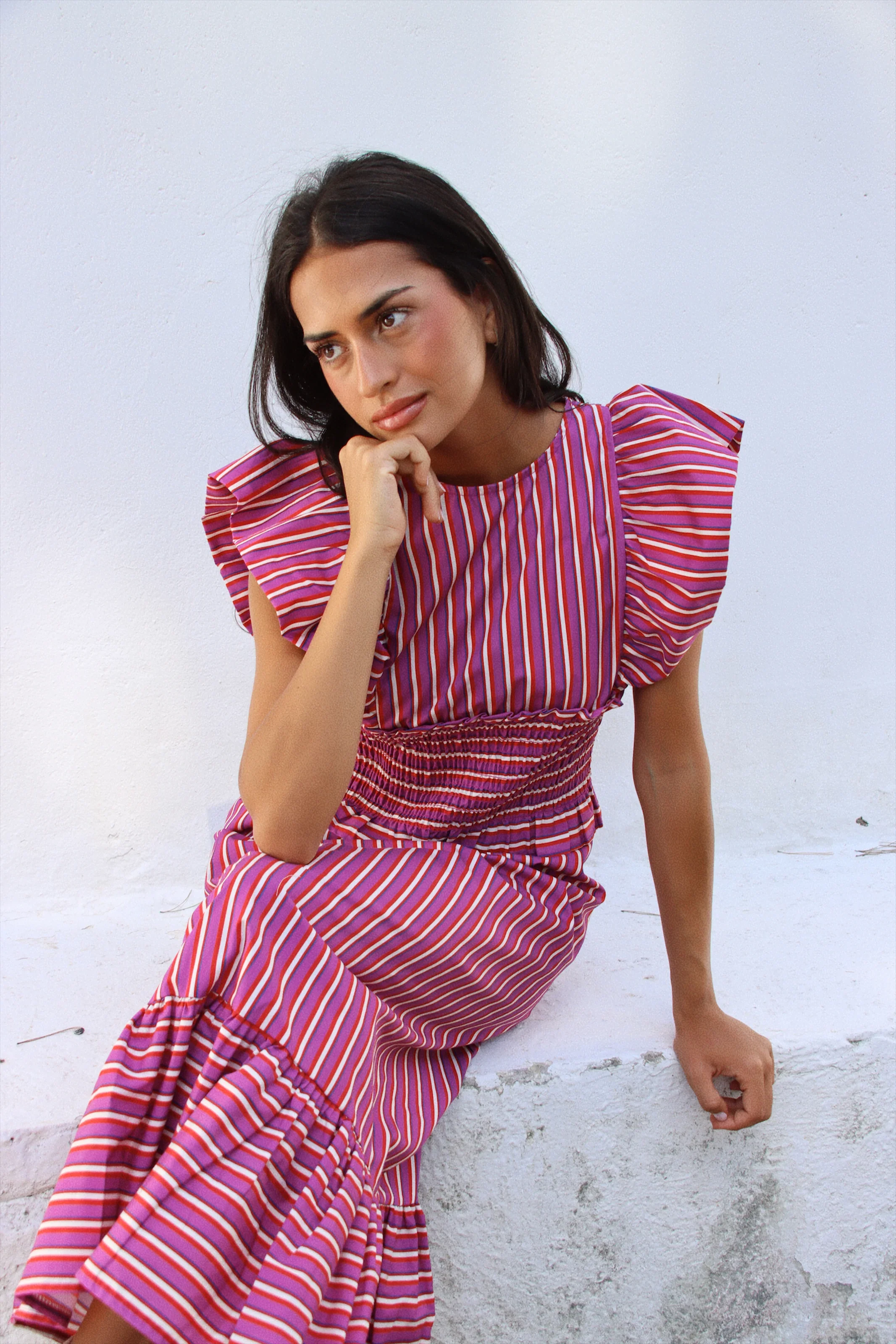 Vestido Snap Drielyn Malva - Image 3