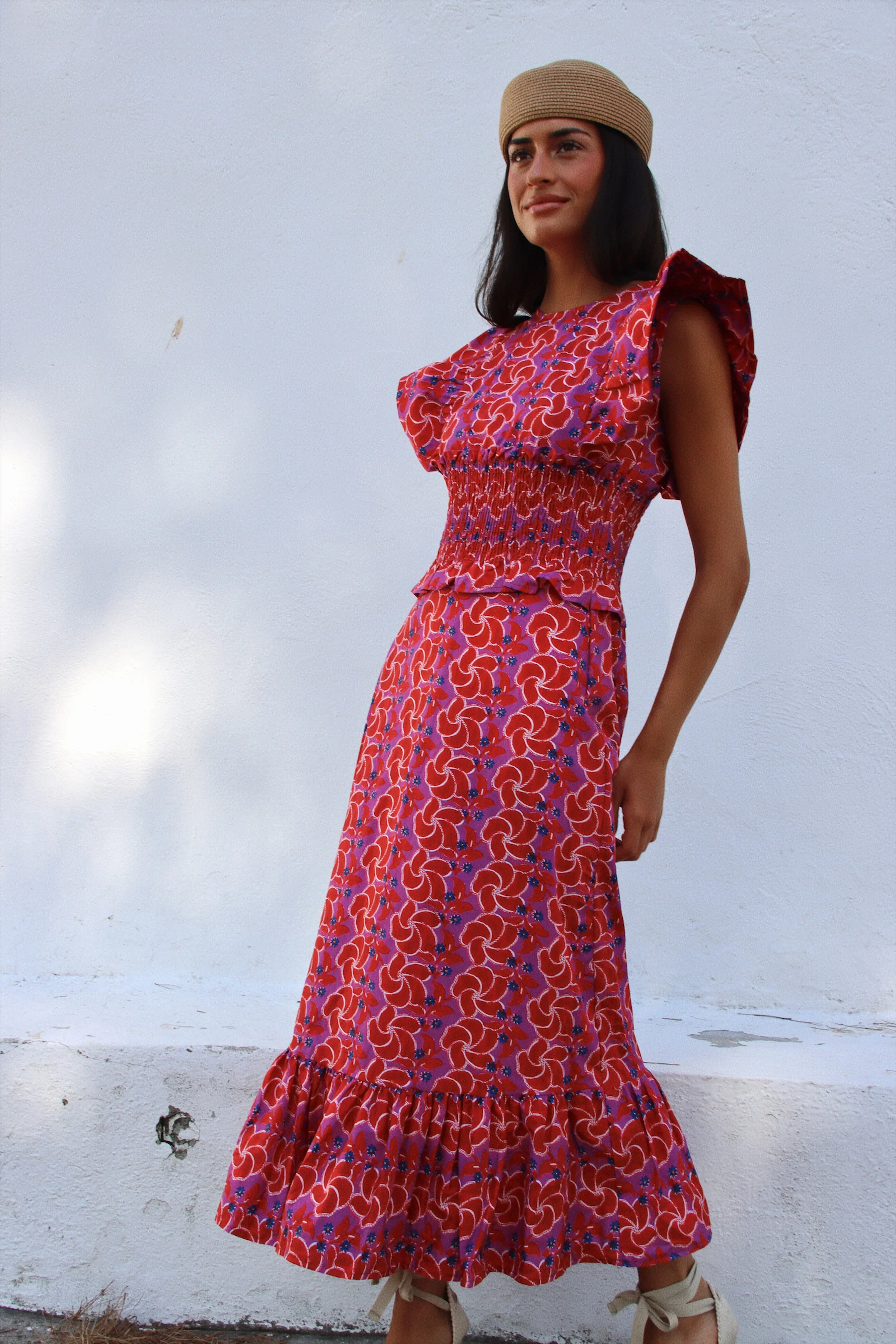 Vestido Snap Hitch Rojo - Image 3
