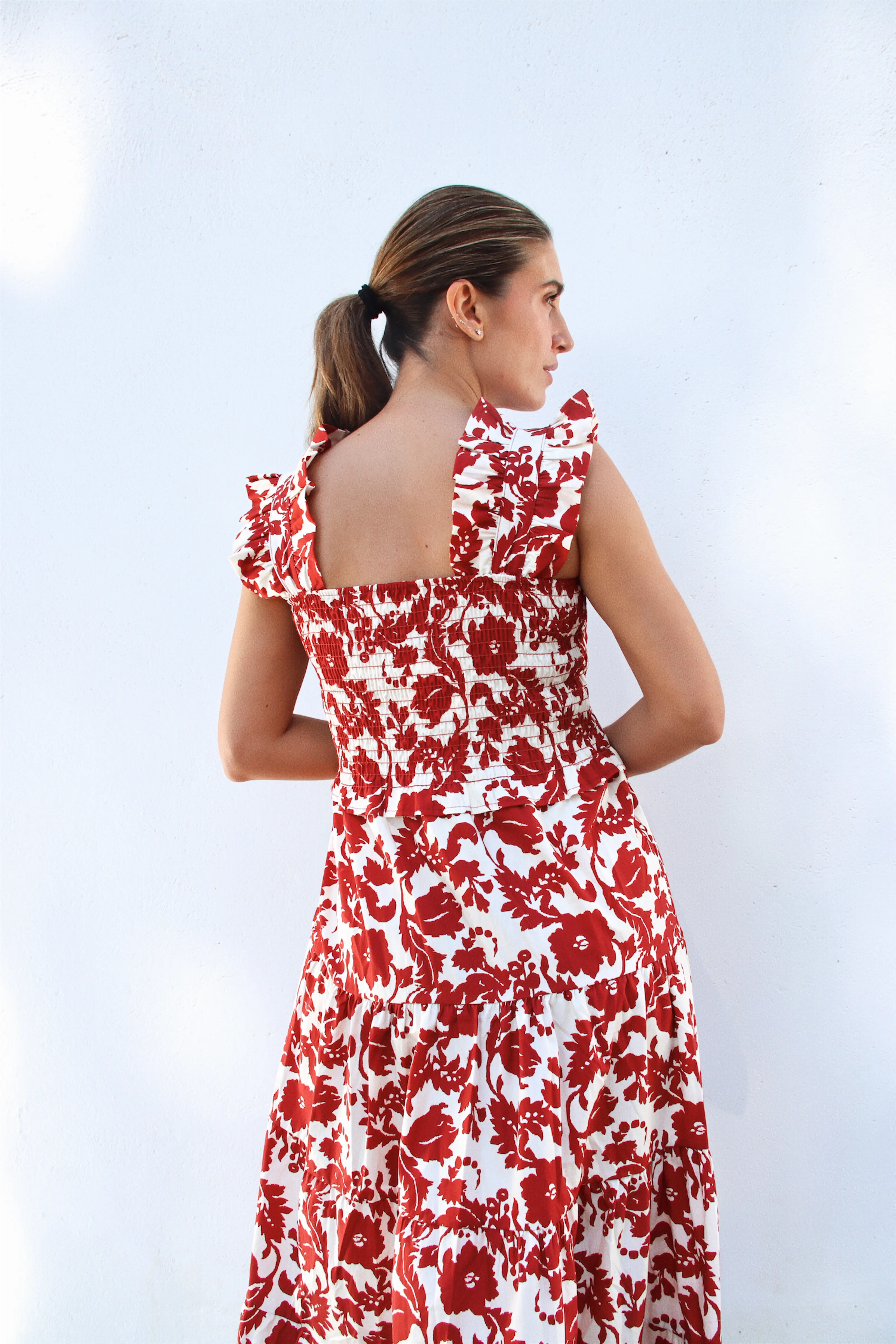 Vestido Volss Tapet Burdeos - Image 5